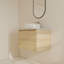 Ensemble de meuble-lavabo simple mural 30 po avec lavabo en céramique-1229568121