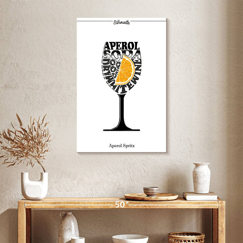 Yarlin Aperol Spritz Poster, 36" H x 24" W