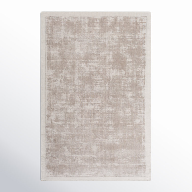 Mckinley Handmade Viscose Gray Rug