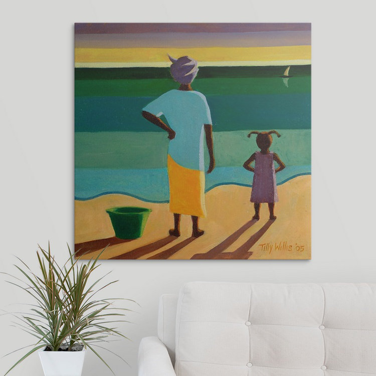 «Driston Waiting, 2005» par Tilly Willis, reproduction d'art, H 35 po x l 35 po x P 1,5 po, Toile