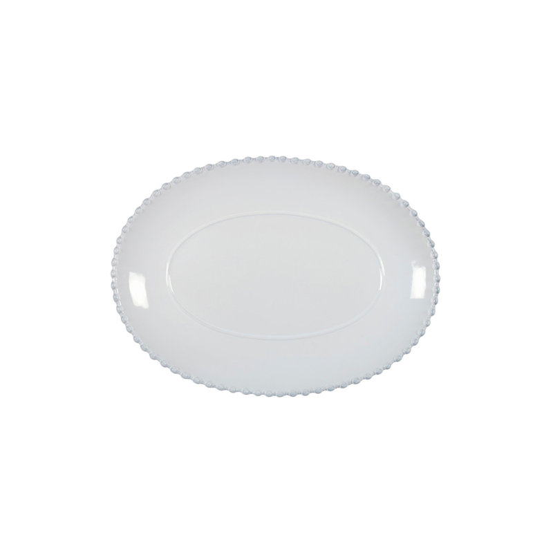 Costa Nova Pearl Platter, 1.5" H x 13.5" L x 9.75" W