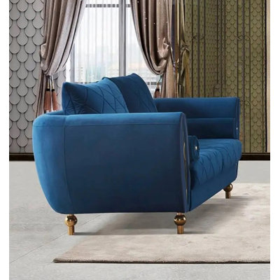 Infinity Velvet Loveseat