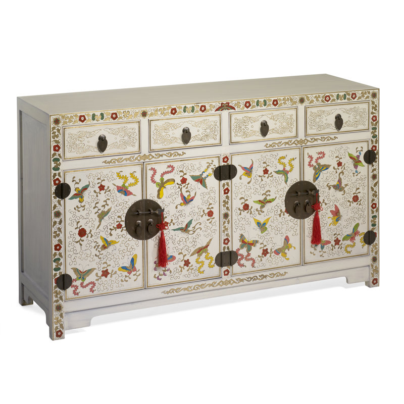 Hangzhou 145cm Sideboard, Cream Lacquer