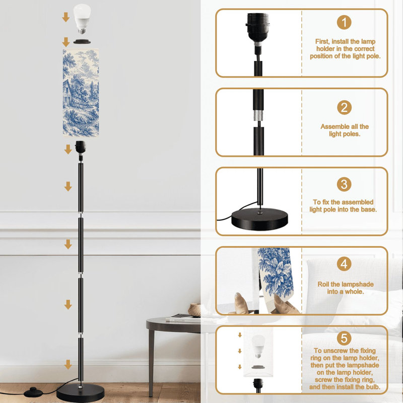 Lampe sur pied Woodland