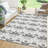 Waterproof Outdoor Rug for Patio Thin Low Pile Area Mat, Collapsible Geometric Carpet, Washable, Mark & UV Resistant, for Backyard, Deck, Camping, Balcony, Beach-484292709-484292711