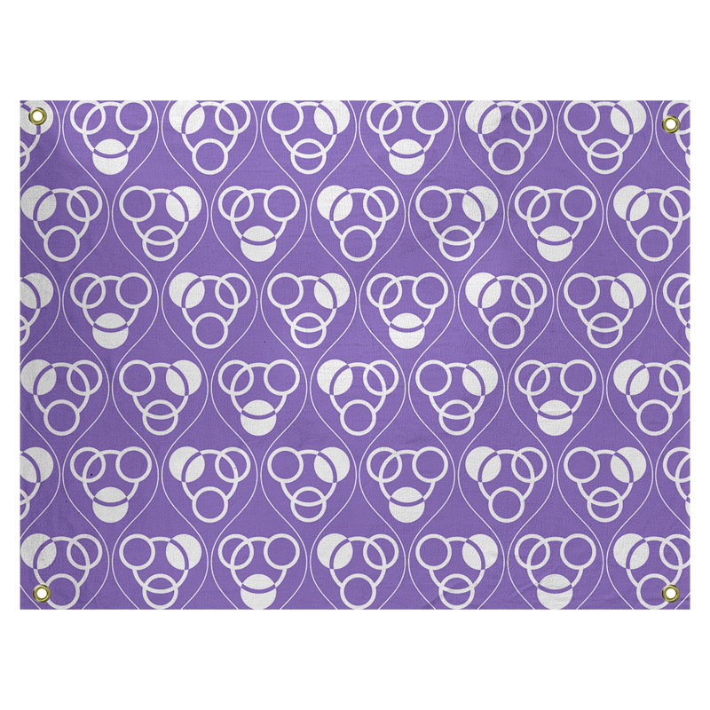 Tapisserie, H 59 po x l 80 po, Mauve