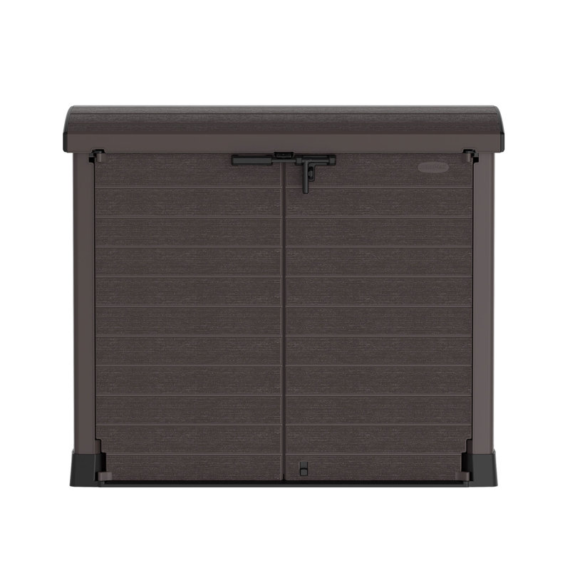 DuraMax 57.09'' W 317.01 Gallons Water Resistant Lockable Deck Box, Brown