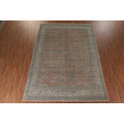Distressed Traditional Area Rug 9x12