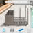 Metal Towel Rack Poolside Organizer, Poolside Float Storage, Pool Float Caddy Cabinet Deck Box, Versatile Cart With Wheels