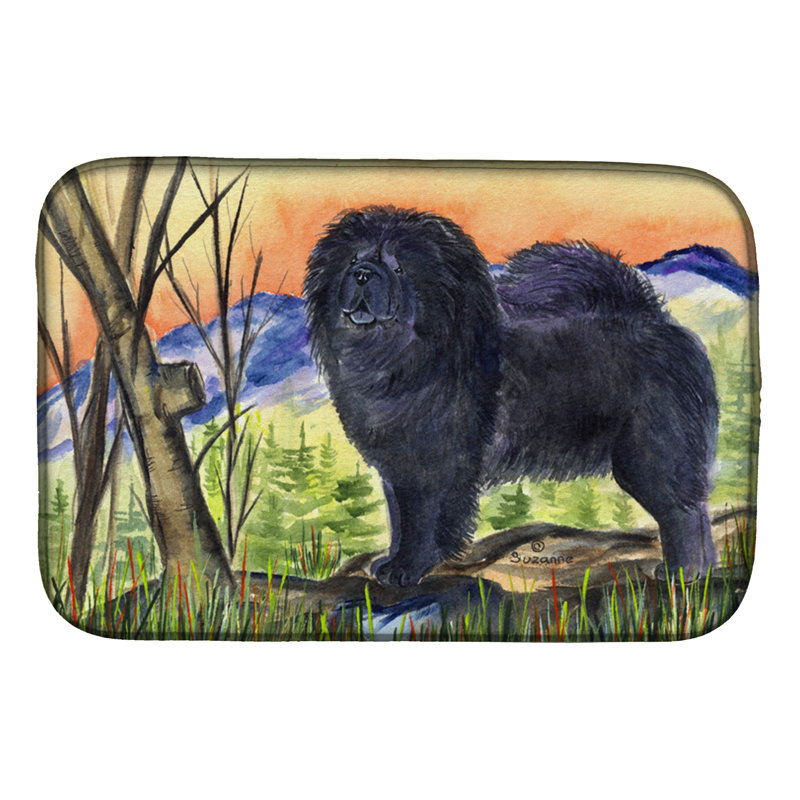 Tapis de séchage chow chow