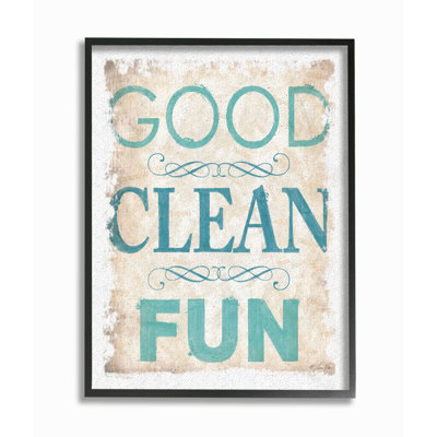 «Good Clean Fun» par Lauren Rader - reproduction d'art textuel