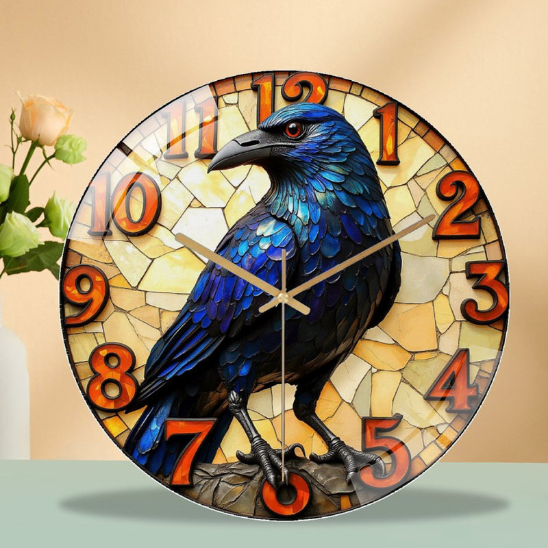 Horloge murale rétro 12 po