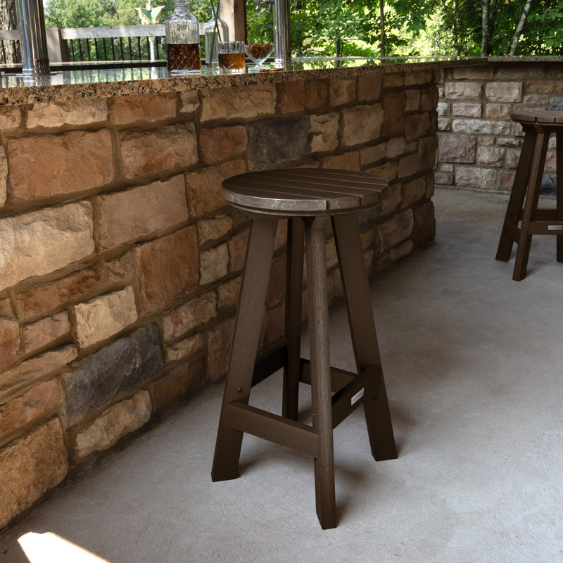 Tabouret de bar 15 po Preister, Gland de chêne vieilli