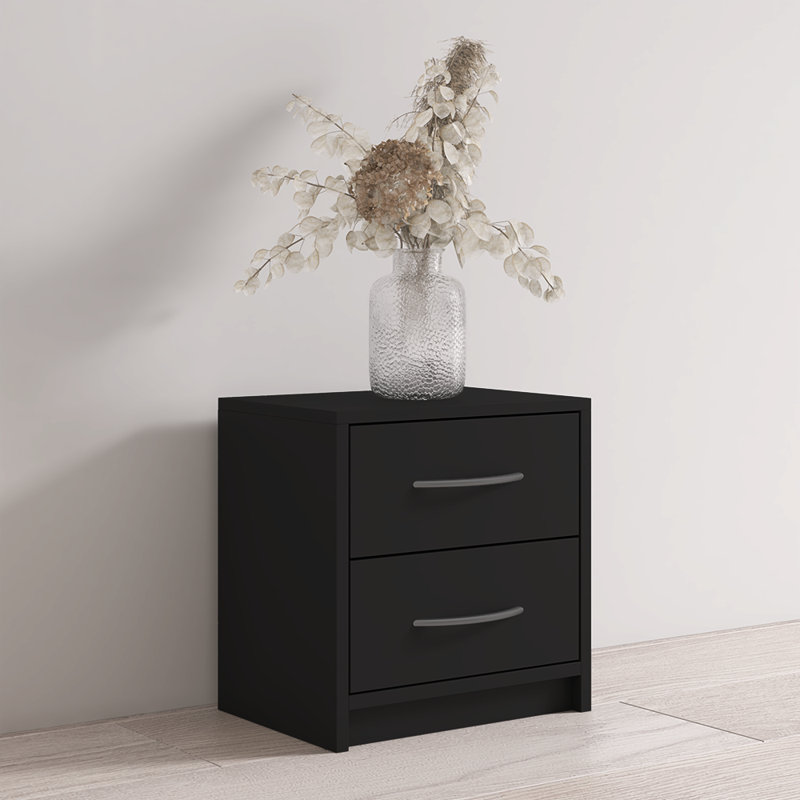 Table de chevet noire 15,2 po Polo, Noir