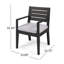 Ensemble de 2 chaises d'extérieur avec coussin-667324488