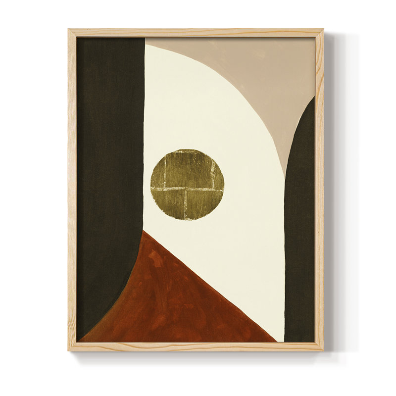 High Notes I Framed Print - Solid Wood, Naturel, H 21 po x l 17 po