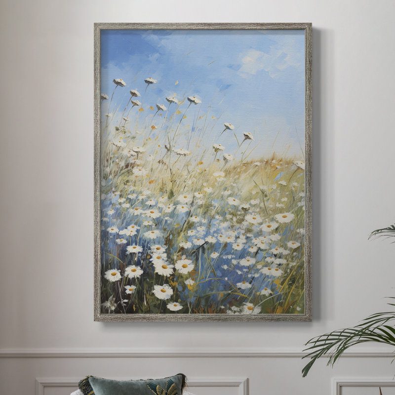 Impression encadrée FLORAL Series IX - bois massif, H 11 po x l 9 po
