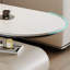 Table basse mobile avec rangement diversifié en ardoise