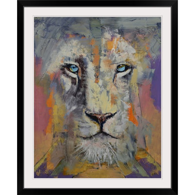 « white lion » par l’impression de peintures Michael Creese
