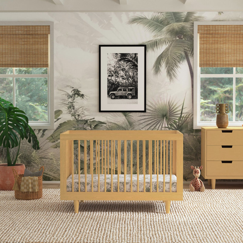 Lit de bébé convertible 3-en-1 Marley, Miel, Crib
