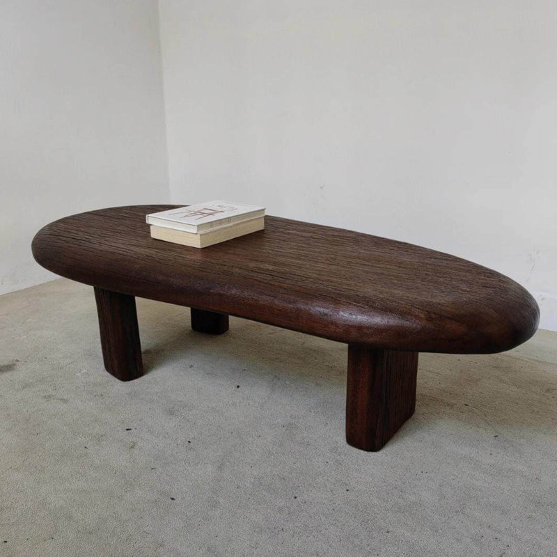 Modern-style solid wood coffee table