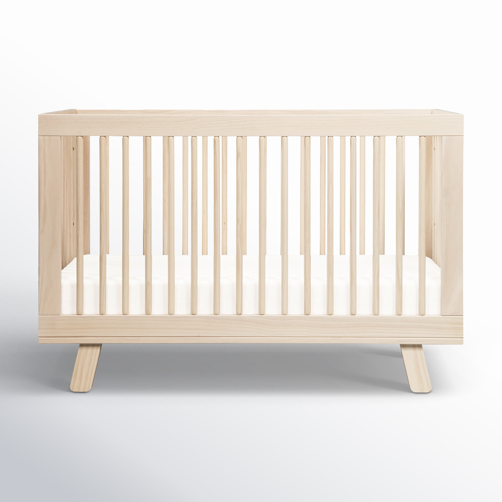 Hudson Pine 3-in-1 Convertible Crib, Washed Natural
