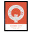 Quebec City City Map Quebec City Canada City Map - Single Picture Frame Typography