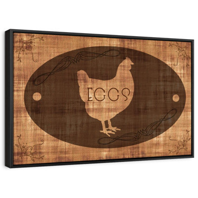 Animal " Farm Eggs Wall Art "