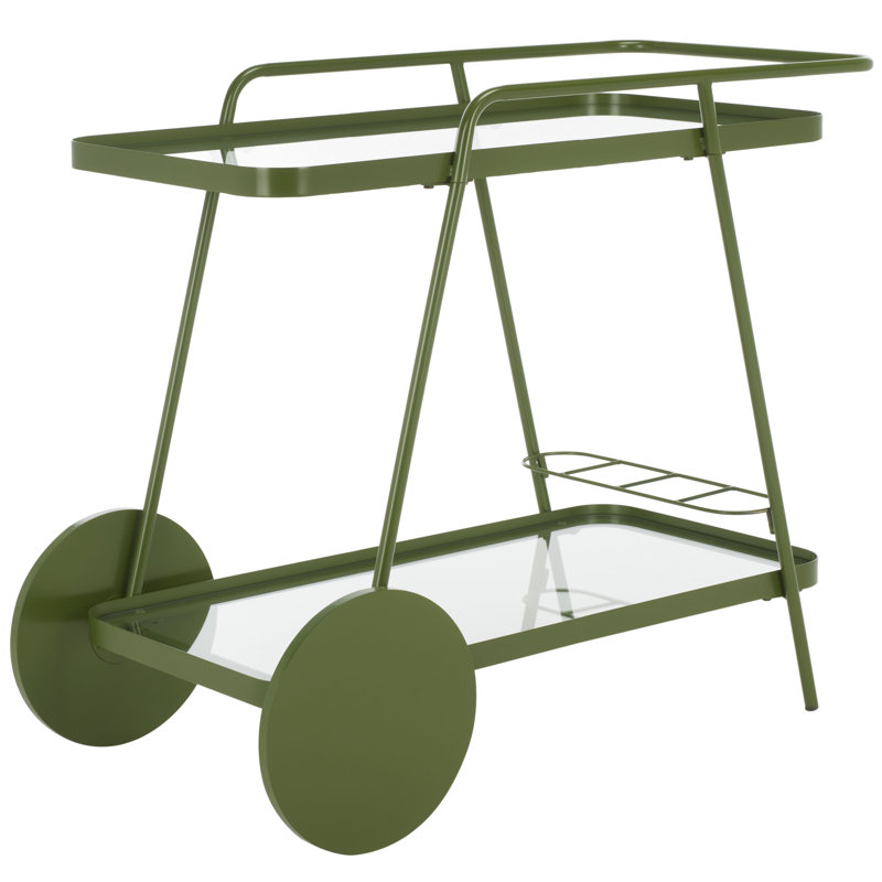 Adonys Serving Cart, Green