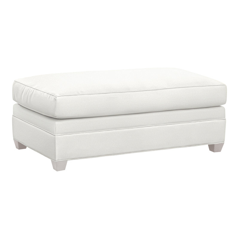 Repose-pieds American Bungalow Nicholas, Neige Tommy, Gris colombe