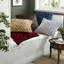 Coussin luxueux en velours doré ruché, ensembles de literie 20 x 20 pour la décoration intérieure