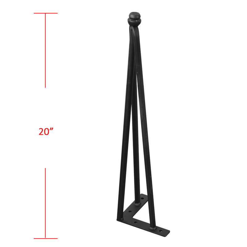 Table Leg, 50.8cm H x 12.1cm W x 12.1cm D