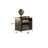 Brancaster Aluminum Nightstand W/USB(Includes Only Nightstand)