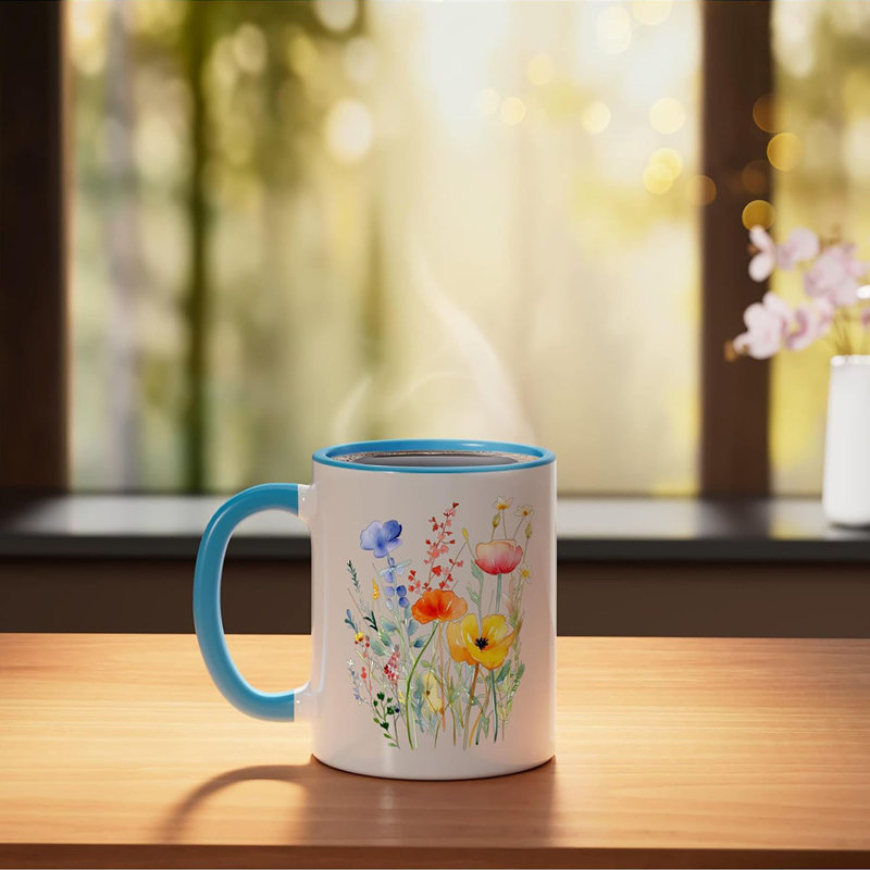 Ceramic Coffee Mug, Blue