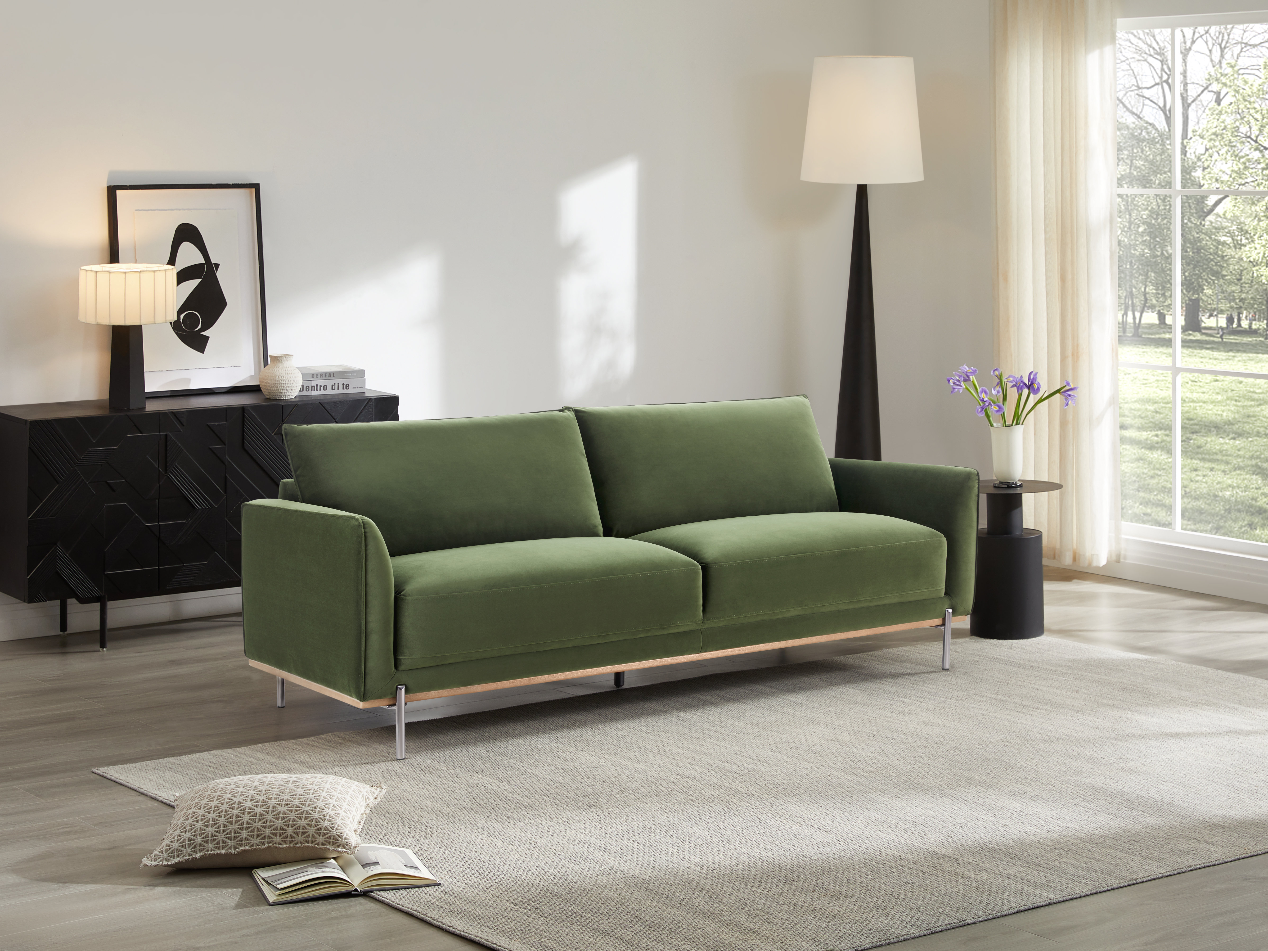 Wade Logan® Jay Upholstered Sofa | Wayfair