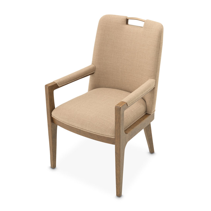 Portrait Dining Arm Chair - Toffee/Sienna Brown