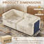 2 Seater Chenille Sofa-129875832