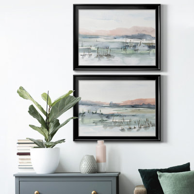 Marsh Cattails I - ensemble de 2 reproductions de cadres photo