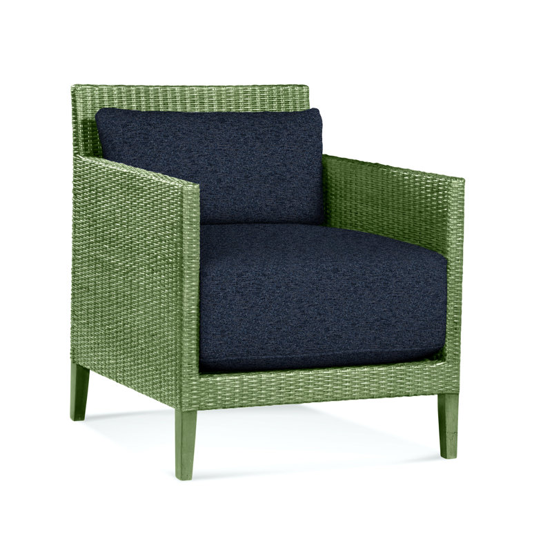 Fauteuil Beryl, Céleri, Bleu marine de base; 0317-61