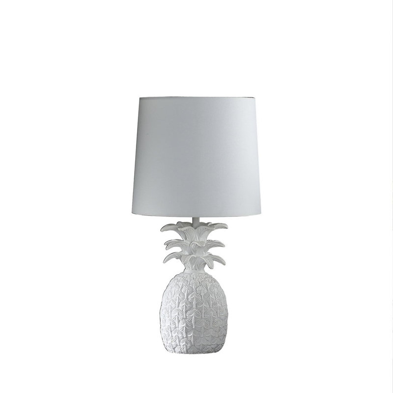 Lampe de table 17 po Heaea, Blanc