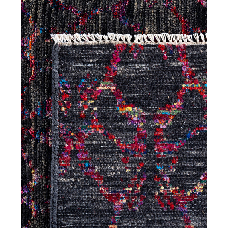 Overdyed One-of-a-Kind 9' 0" X 11' 10" Hand Knotted Area Rug