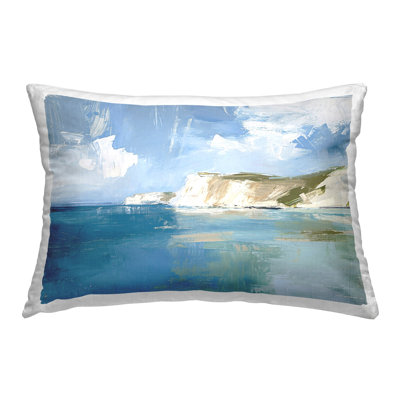 Coastal Wilderness Shore Decorative Printed Throw Pillow Design by Ramona Murdock