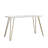 Jackie Writing Desk with Metal Hairpin Legs & Engineered Wood Top-349057998