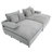 109" W Oversized Double Lounge Chaise-776345992