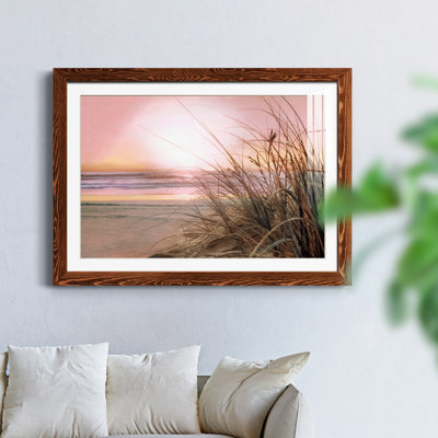 Malibu Sundown - Photographie avec cadre photo