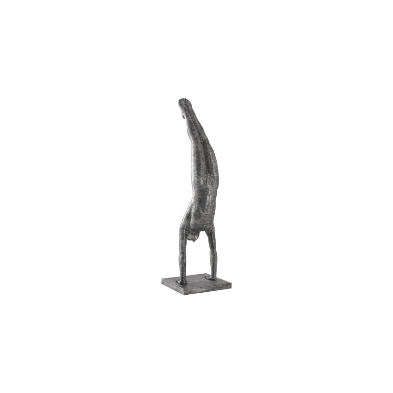 Large Aluminum Handstand Sculpture