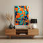 Abstract Shapes 49 Brown Metal Wall Art