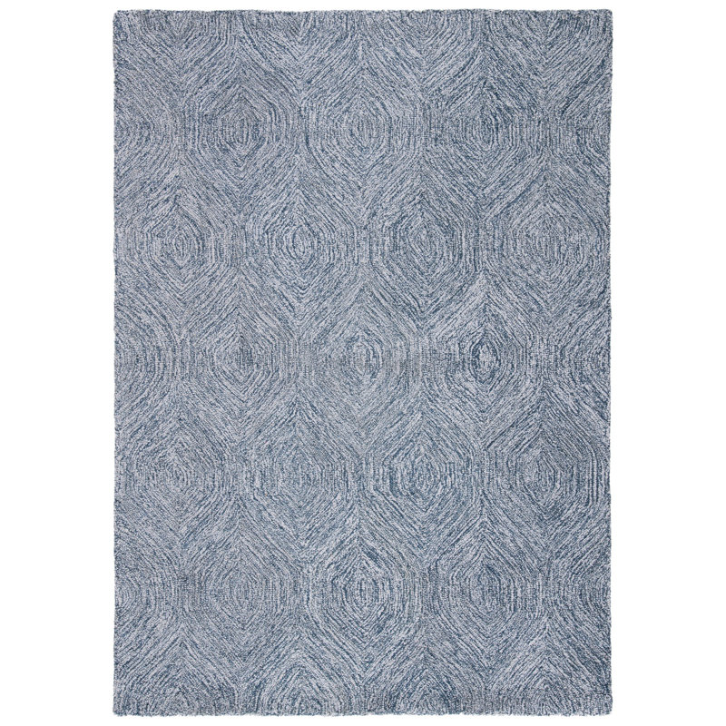 Vedika Hand Tufted Wool And Cotton With Latex Abstract, Rectangle 5' x 8'