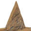 vidaXL Christmas Star Brown Solid Teak Wood-121073142