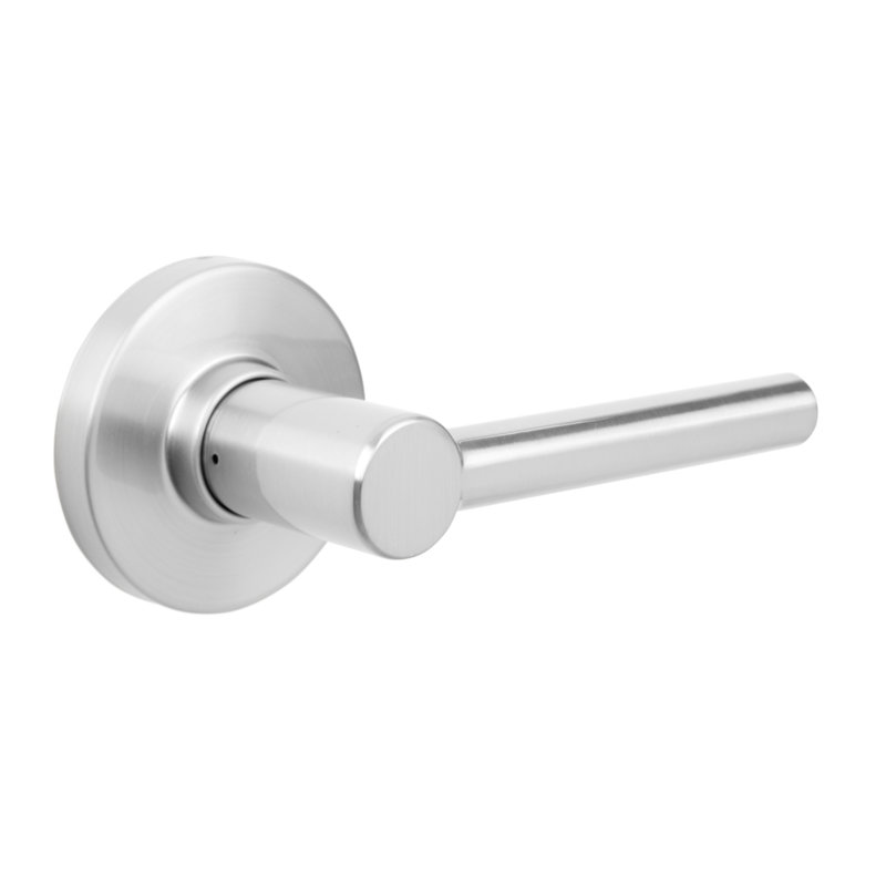 Rectangle Single Dummy Door Lever, Satin Nickel